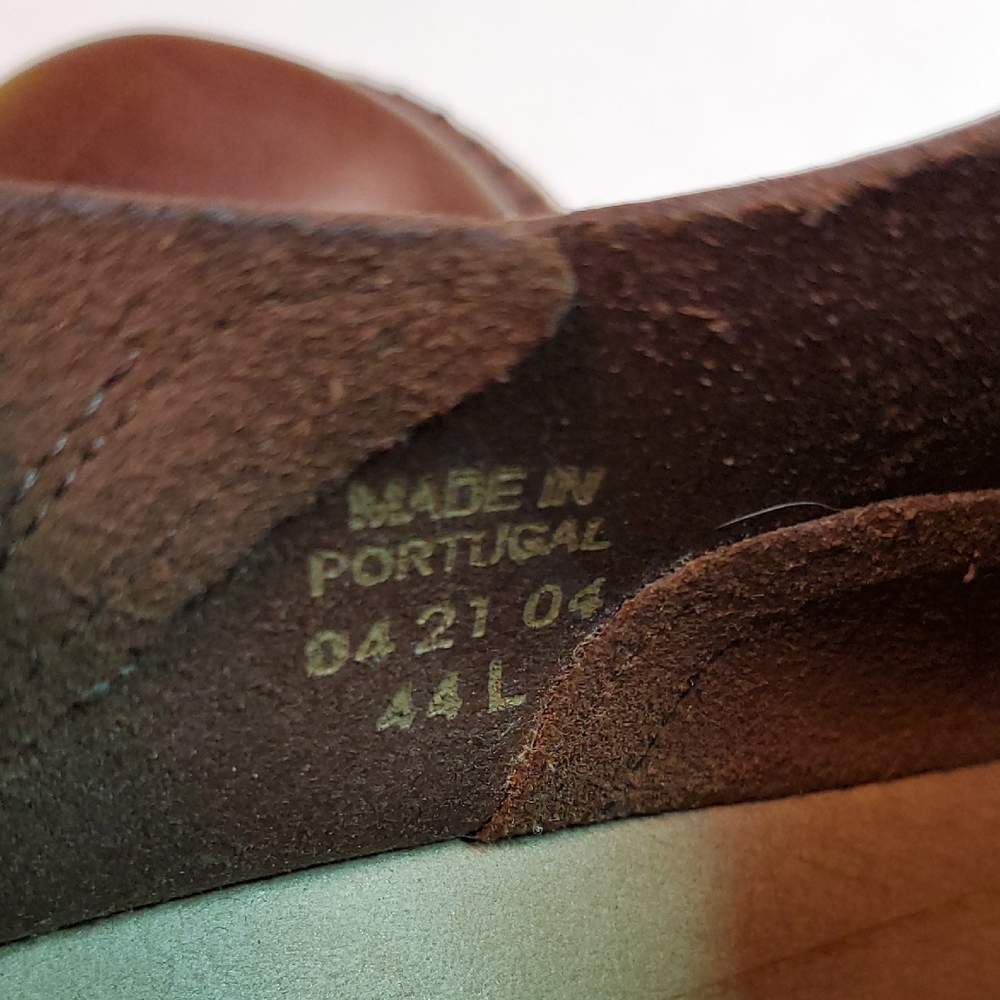 Birkenstock Brown Leather Derbys - Picture 8 of 9